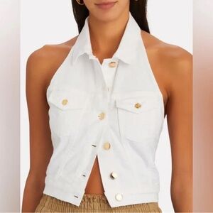 Retrofete Jean halter Top